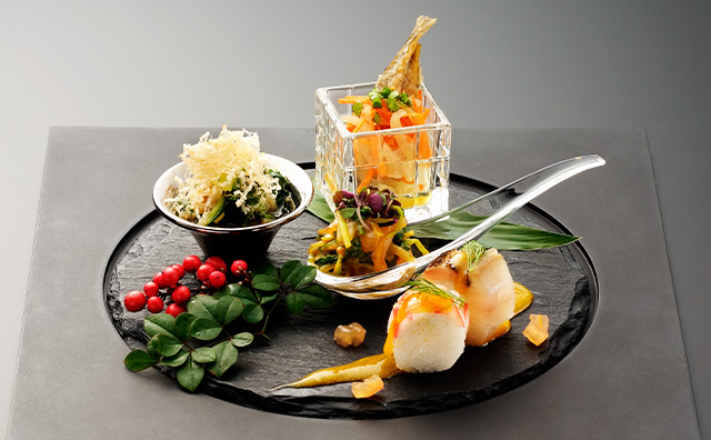 伝統と革新のお食事